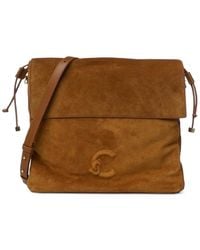 Coccinelle - Handbag Suede Le/Smooth Le Cognac/Cognac - Lyst
