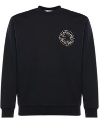 Stone Island - Cotton Sweatshirt With Print - Lyst
