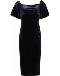 Ralph Lauren - "Faraine" Short Sleeves Cocktail Dress - Lyst