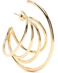 Panconesi - Orbit Sculptural Brass Earrings - Lyst