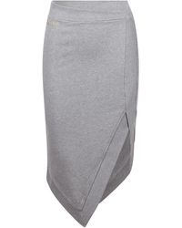 The Attico - Mlange Effect Midi Skirt - Lyst