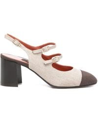 CAREL PARIS - Papaya Slingback Pumps - Lyst