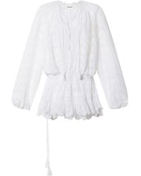 Isabel Marant - Preya Cotton Mini Dress - Lyst