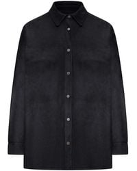 Salvatore Santoro - Suede Overshirt - Lyst