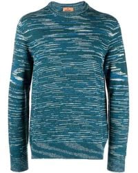 Missoni - Intarsia-Knit Cashmere Jumper, Striped - Lyst