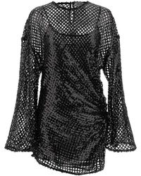 The Attico - Sequin Mesh Dress - Lyst