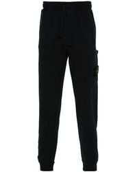 Stone Island - Cotton Sports Sweatpants - Lyst