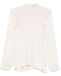 forte_forte - Silk Blend Blouse - Lyst