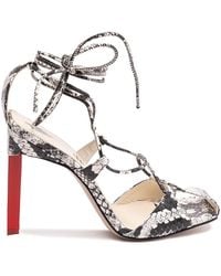 The Attico - Adele 110 Lace-Up Sandals - Lyst