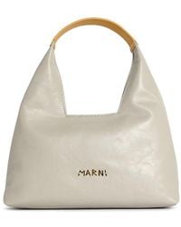 Marni - Trapeze Mini Leather Handbag - Lyst