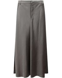 Vince - Satin Trouser Skirt With A Line A - Lyst