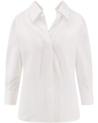 Givenchy - Open Cotton Shirt - Lyst