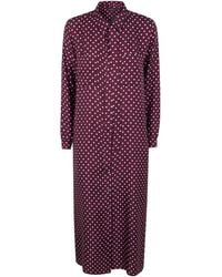 Laura Urbinati - Belt Long Sleeves Shirt Dress - Lyst