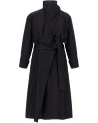 Issey Miyake - Shell Trench Coat - Lyst