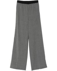 Alpha Studio - Elasticated-Waistband Trousers - Lyst