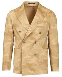 Tagliatore - Camouflage Jacket - Lyst