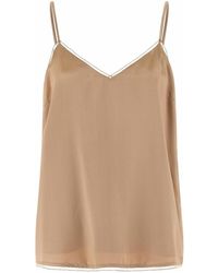 Fabiana Filippi - V-Neck Camisole Lingerie Top - Lyst
