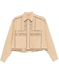 Ermanno Scervino - Cut-Out Detail Shirt - Lyst
