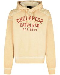DSquared² - 'Cipro' Sand Cotton Sweatshirt - Lyst