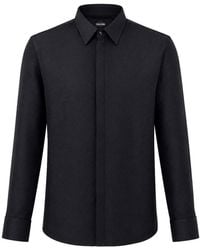 Giorgio Armani - Giorgio's Hammered Silk Satin Shirt - Lyst