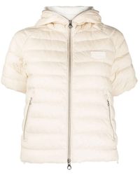 Duvetica - Short-sleeve Padded Jacket With Hood - Lyst