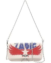 Zadig & Voltaire - Rock Nano Wings-Detail Cross Body Bag - Lyst