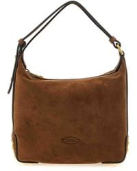 Tod's - Gommini' Mini Suede Shoulder Bag - Lyst