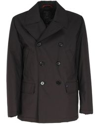 Fay - Double Breasted Coat - Lyst