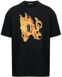 Palm Angels - Logo Print T-shirt - Lyst