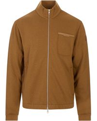 Moncler - Open Sweatshirt With Hood - Lyst