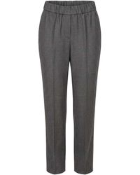 Peserico - Elasticated-Waistband Tailored Trousers - Lyst