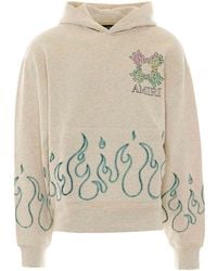 Amiri - Ma Quad Flames Hoodie - Lyst