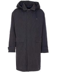 Herno - Parka Jacket Zip And Buttons Closure - Lyst