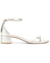 Stuart Weitzman - Nudist Block 35 Sandals - Lyst