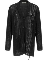 Yohji Yamamoto - Lace Up Cardigan - Lyst