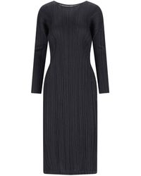 Pleats Please Issey Miyake Pleated Chili Peppers Dress in Pleats Please Issey Miyake Pleated Chili Peppers Dress in
