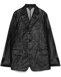 Comme des Garçons - Chiffon Blazer Jacket - Lyst