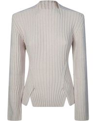 Victoria Beckham - Rib Jumper - Lyst