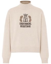 Brunello Cucinelli - Logo Sweater - Lyst