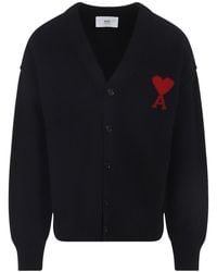 Ami Paris - Adc Cardigan - Lyst