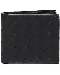 Bottega Veneta - Woven Bi-Fold Wallet - Lyst