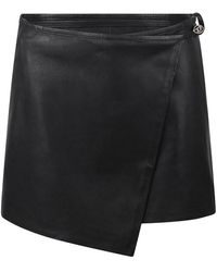 DIESEL - L-kesselle Leather Skirt - Lyst