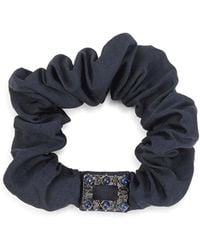 Roger Vivier - Tres Vivier Stone Scrunchie - Lyst