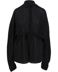 Thelatest - Drawstring Waist Shirt - Lyst