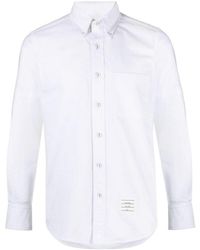 Thom Browne - Armband-Detail Cotton Shirt - Lyst