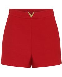 Valentino - Wool Bermuda - Lyst