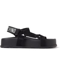 Moschino - Low Logo Sandal - Lyst