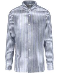 Finamore 1925 - Striped Shirt - Lyst