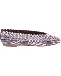 Kurt Geiger - Jewel Perforated Ballets Flat - Lyst