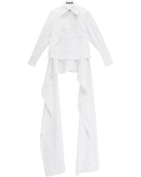 KARL LAGERFELD - Karl Studio Poplin Blouse - Lyst